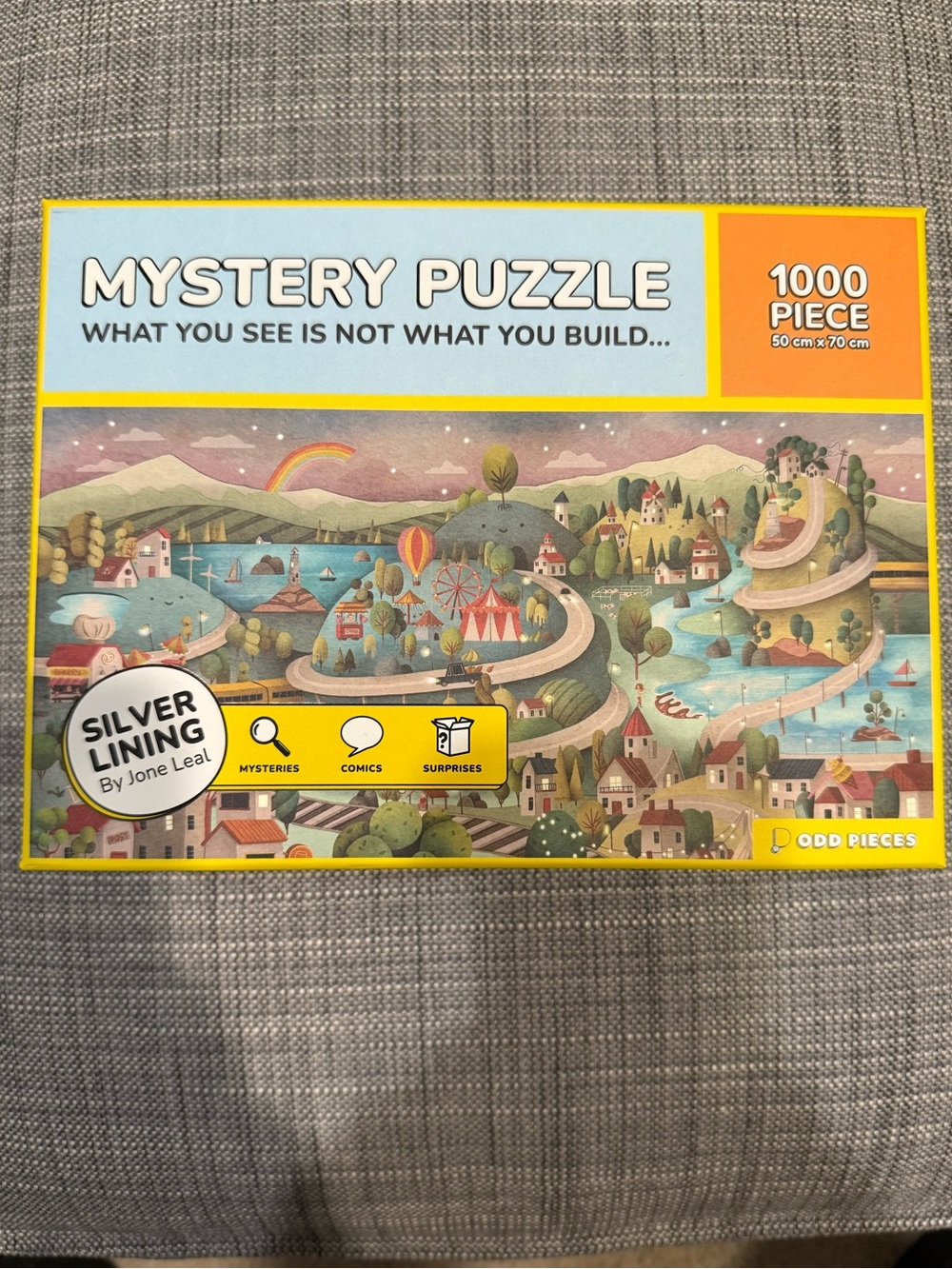 Odd Pieces Mystery Puzzle - Silver Lining by Jone Leal